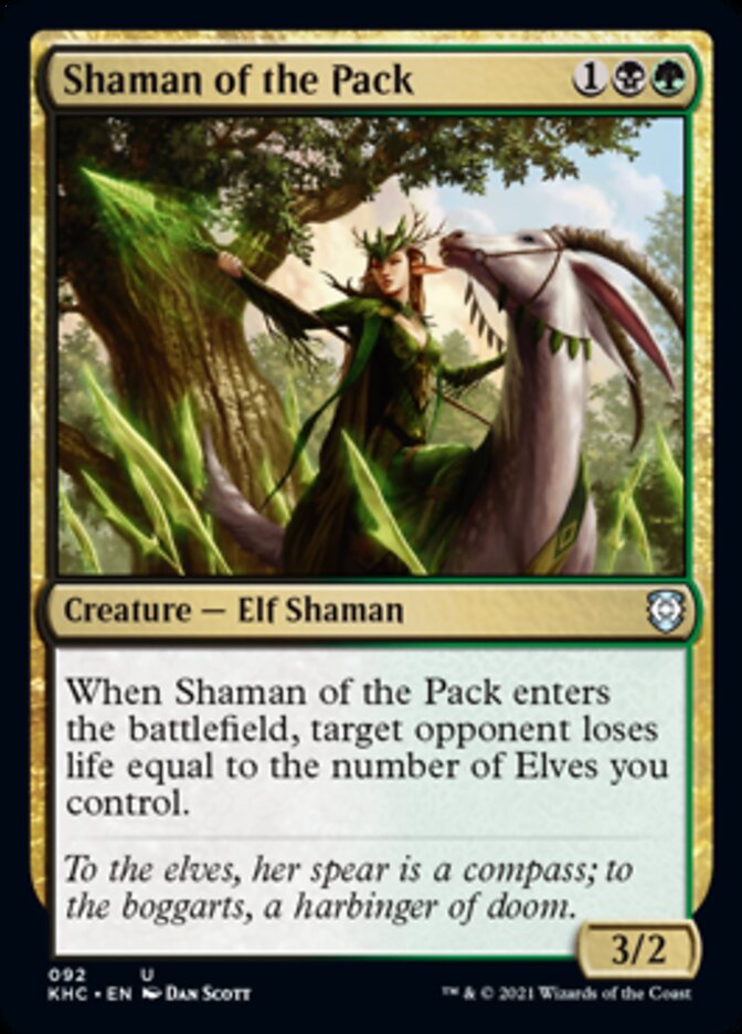 Shaman of the Pack [Kaldheim Commander] | Webway Games