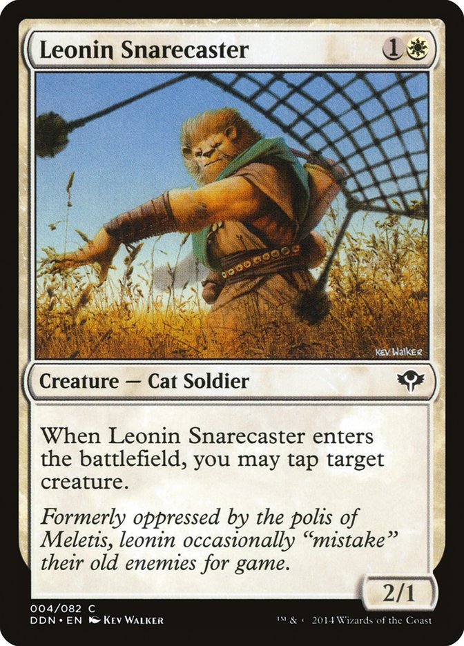 Leonin Snarecaster [Duel Decks: Speed vs. Cunning] | Webway Games