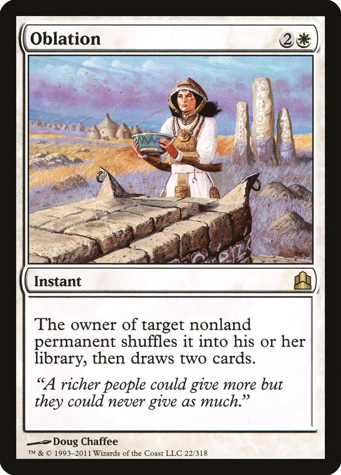 Oblation [Commander 2011] | Webway Games