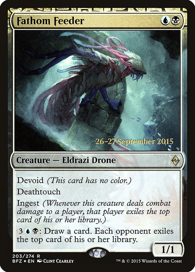Fathom Feeder  (Prerelease) [Battle for Zendikar Prerelease Promos] | Webway Games