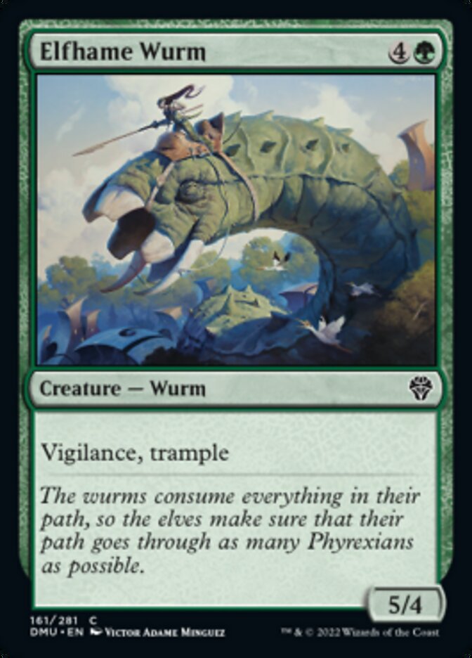 Elfhame Wurm [Dominaria United] | Webway Games