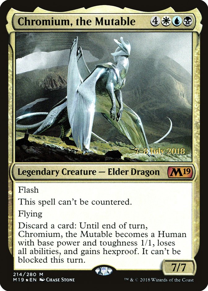 Chromium, the Mutable  [Core Set 2019 Prerelease Promos] | Webway Games