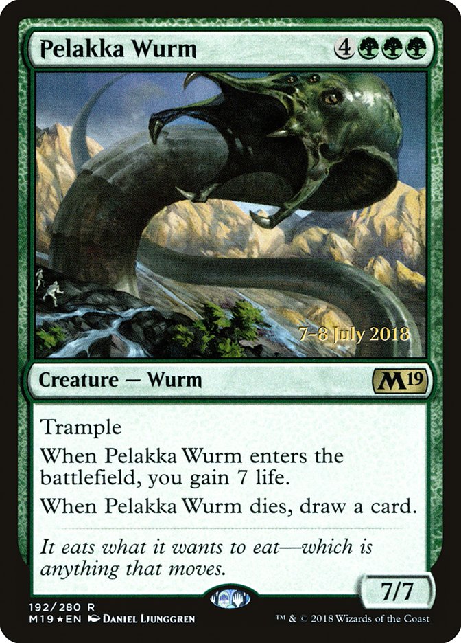 Pelakka Wurm  (Prerelease) [Core Set 2019 Prerelease Promos] | Webway Games