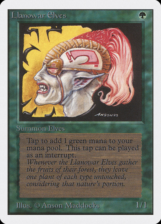 Llanowar Elves [Unlimited Edition] | Webway Games