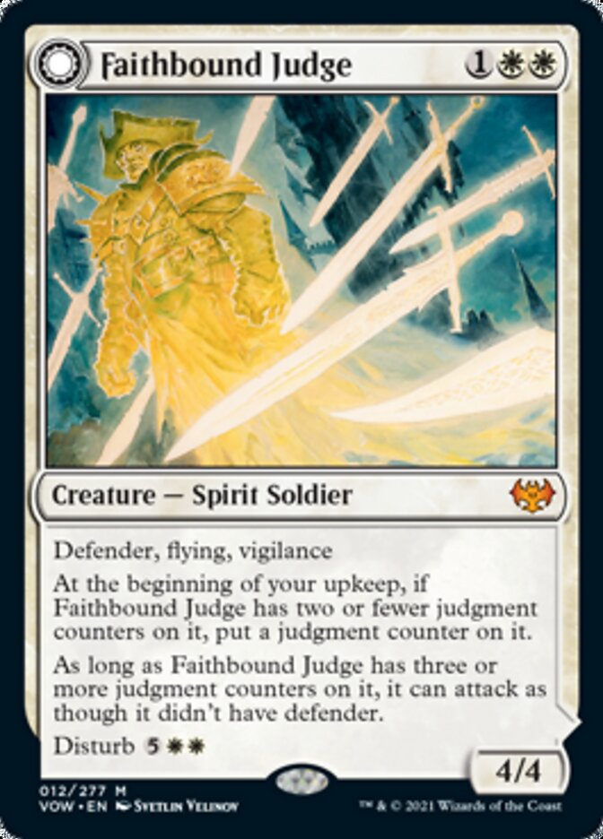Faithbound Judge // Sinner's Judgment [Innistrad: Crimson Vow] | Webway Games
