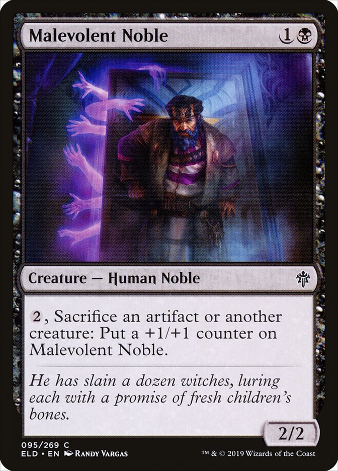 Malevolent Noble [Throne of Eldraine] | Webway Games