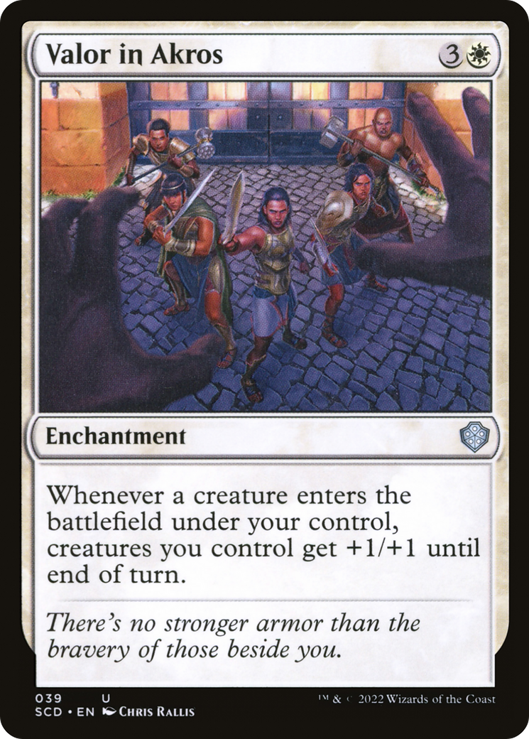 Valor in Akros [Starter Commander Decks] | Webway Games