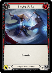 Surging Strike (Red) [U-WTR107] (Welcome to Rathe Unlimited)  Unlimited Normal | Webway Games