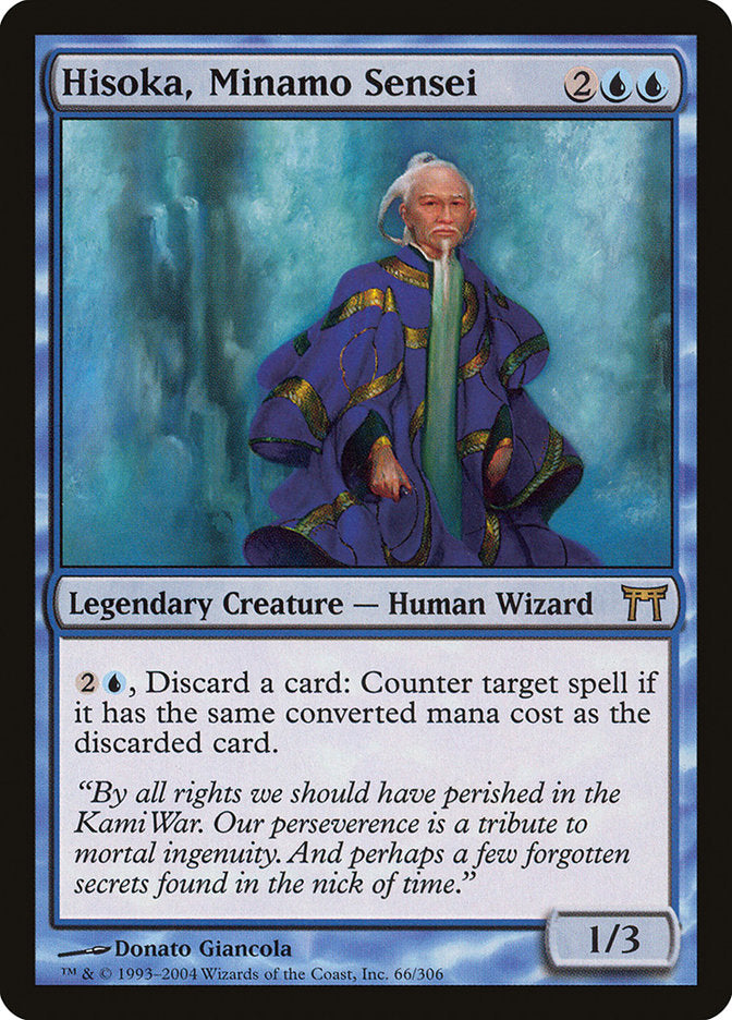 Hisoka, Minamo Sensei [Champions of Kamigawa] | Webway Games