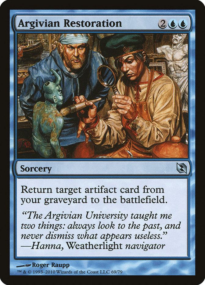 Argivian Restoration [Duel Decks: Elspeth vs. Tezzeret] | Webway Games