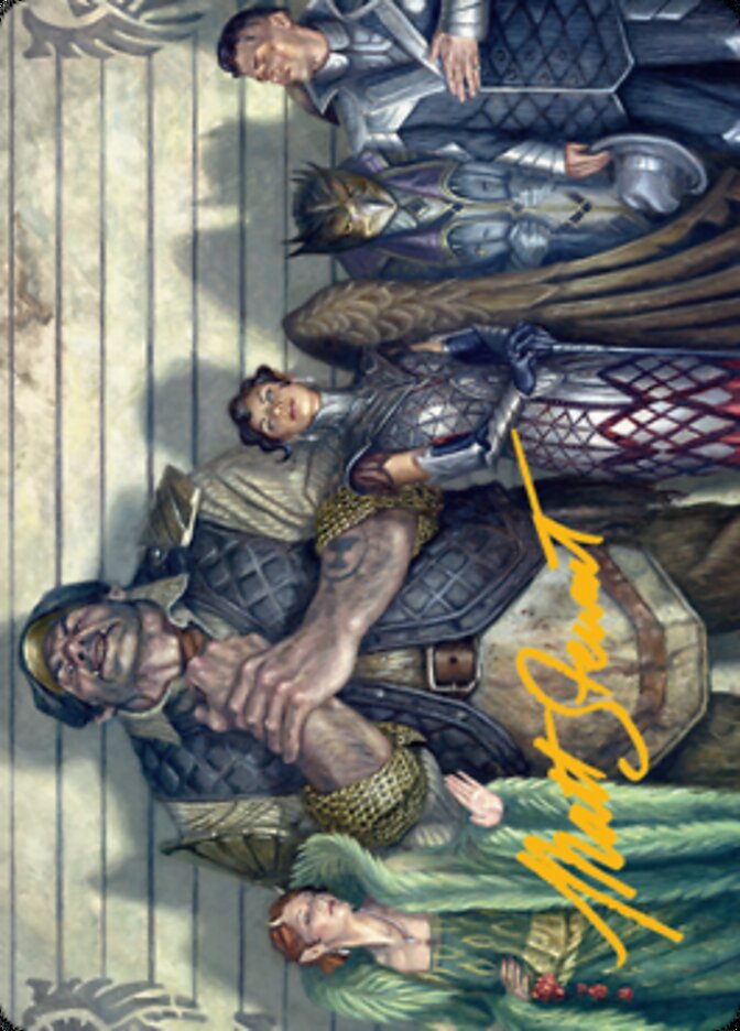Rogues' Gallery Art Card (Gold-Stamped Signature) [Streets of New Capenna Art Series] | Webway Games