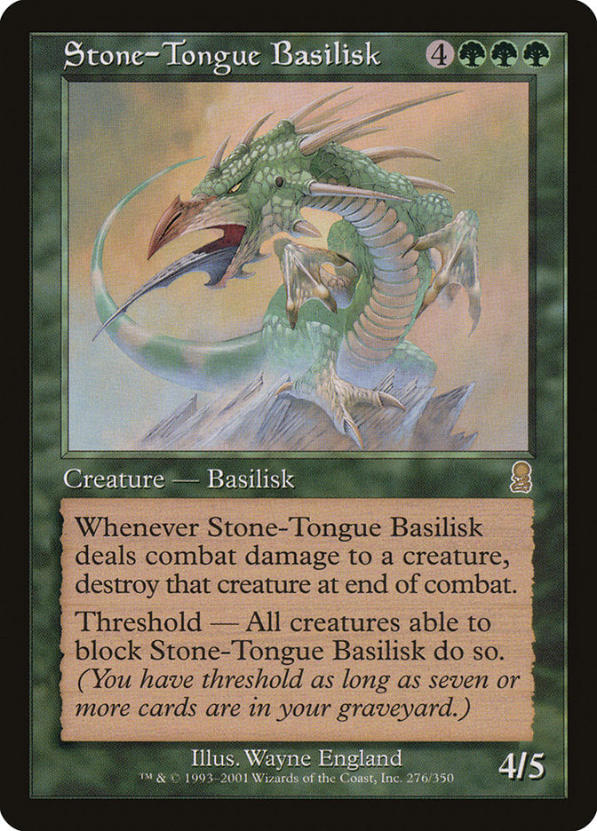 Stone-Tongue Basilisk [Odyssey] | Webway Games