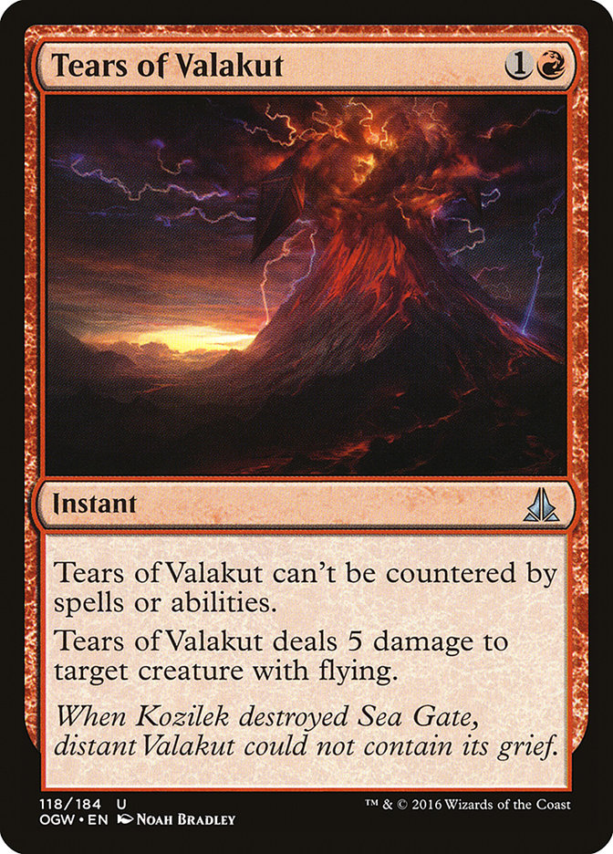 Tears of Valakut [Oath of the Gatewatch] | Webway Games