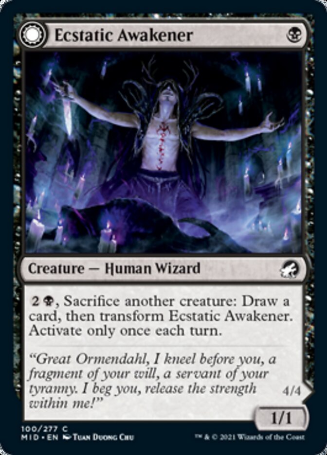 Ecstatic Awakener // Awoken Demon [Innistrad: Midnight Hunt] | Webway Games