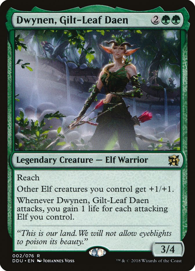 Dwynen, Gilt-Leaf Daen [Duel Decks: Elves vs. Inventors] | Webway Games