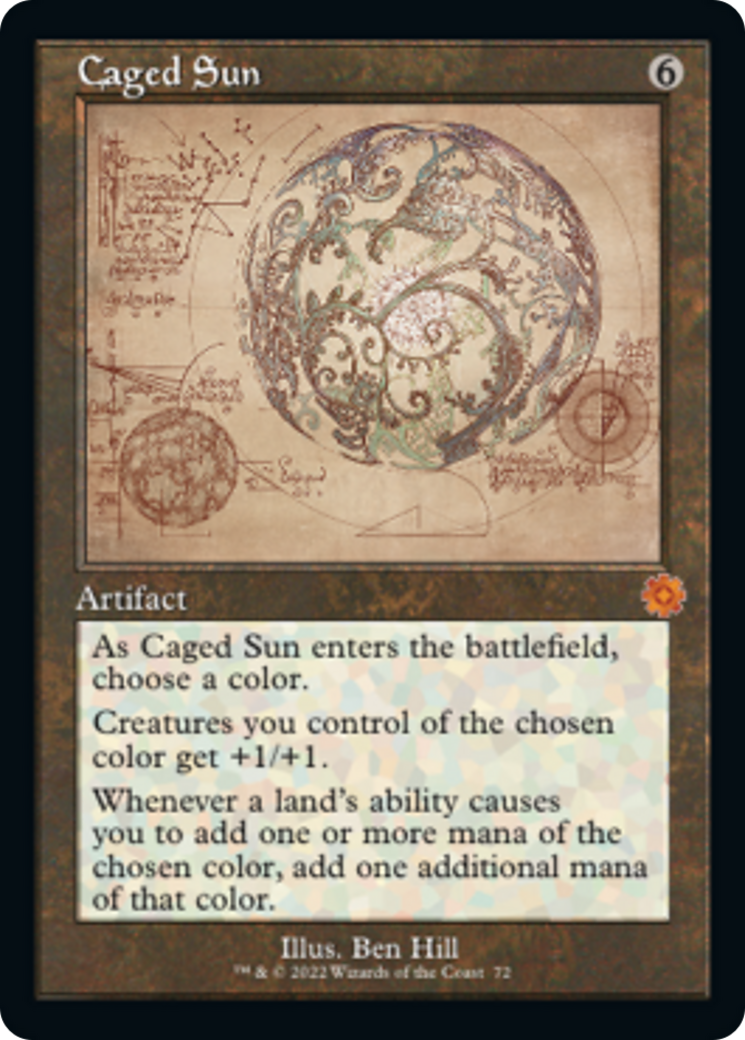 Caged Sun (Retro Schematic) [The Brothers' War Retro Artifacts] | Webway Games
