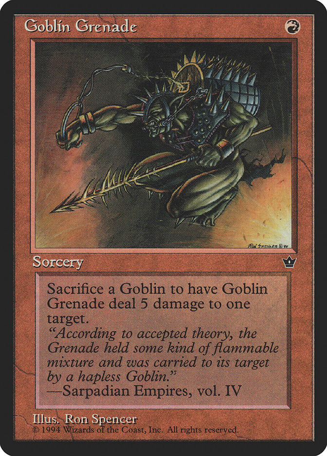 Goblin Grenade (Ron Spencer) [Fallen Empires] | Webway Games