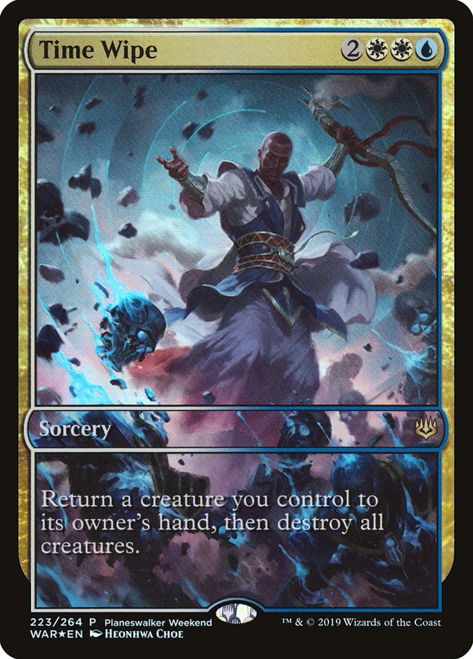 Time Wipe (Planeswalker Weekend) [War of the Spark Promos] | Webway Games