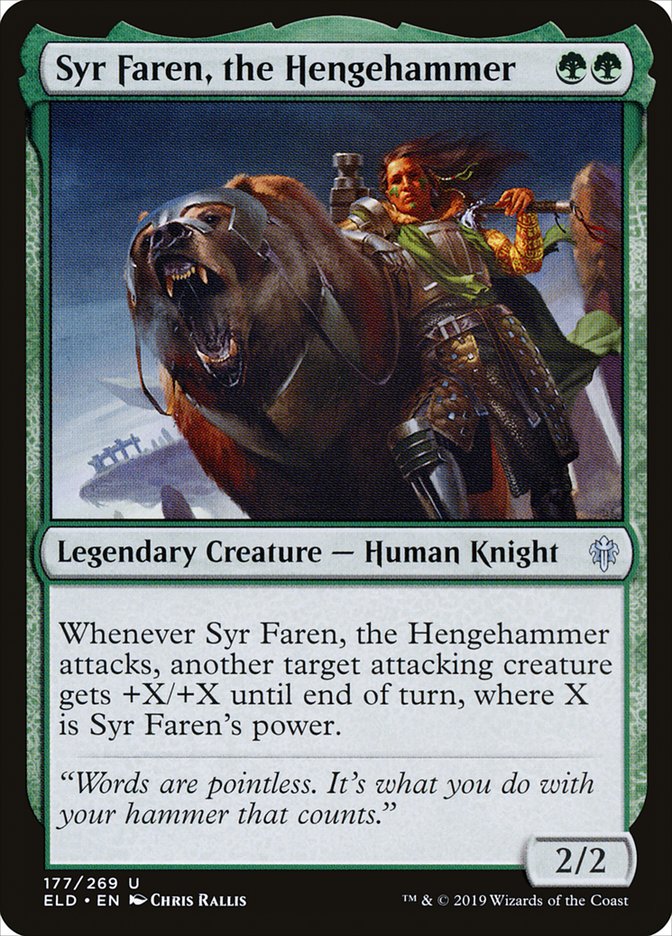 Syr Faren, the Hengehammer [Throne of Eldraine] | Webway Games