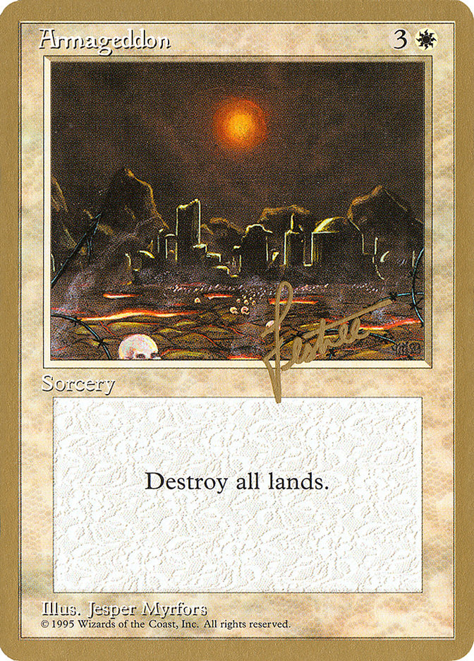Armageddon (Bertrand Lestree) [Pro Tour Collector Set] | Webway Games