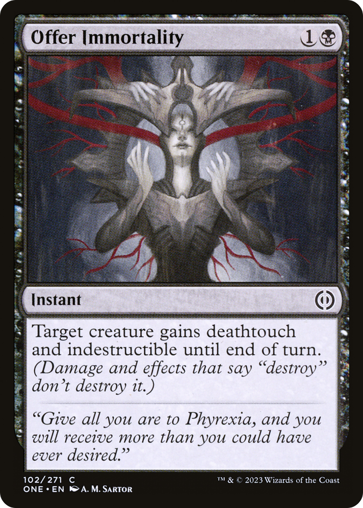 Offer Immortality [Phyrexia: All Will Be One] | Webway Games