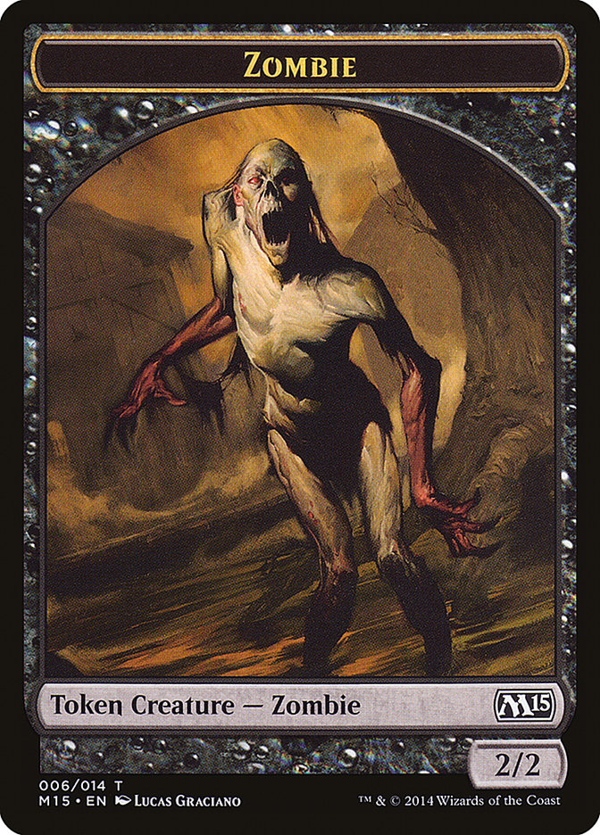 Zombie [Magic 2015 Tokens] | Webway Games