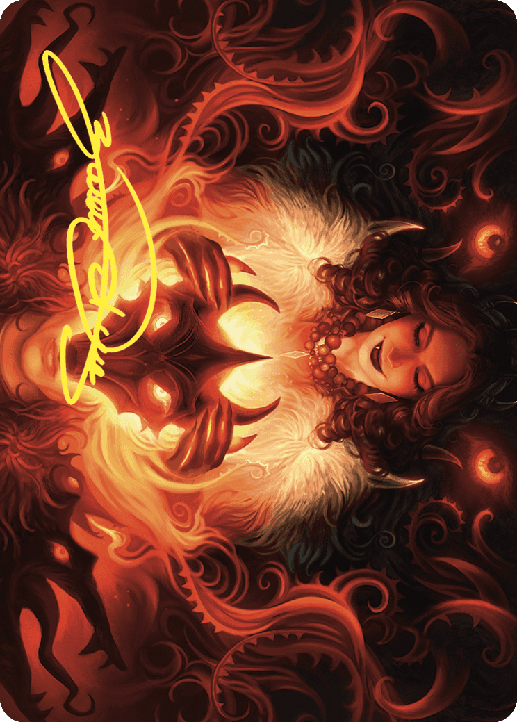 Witch's Mark Art Card (Gold-Stamped Signature) [Wilds of Eldraine Art Series] | Webway Games