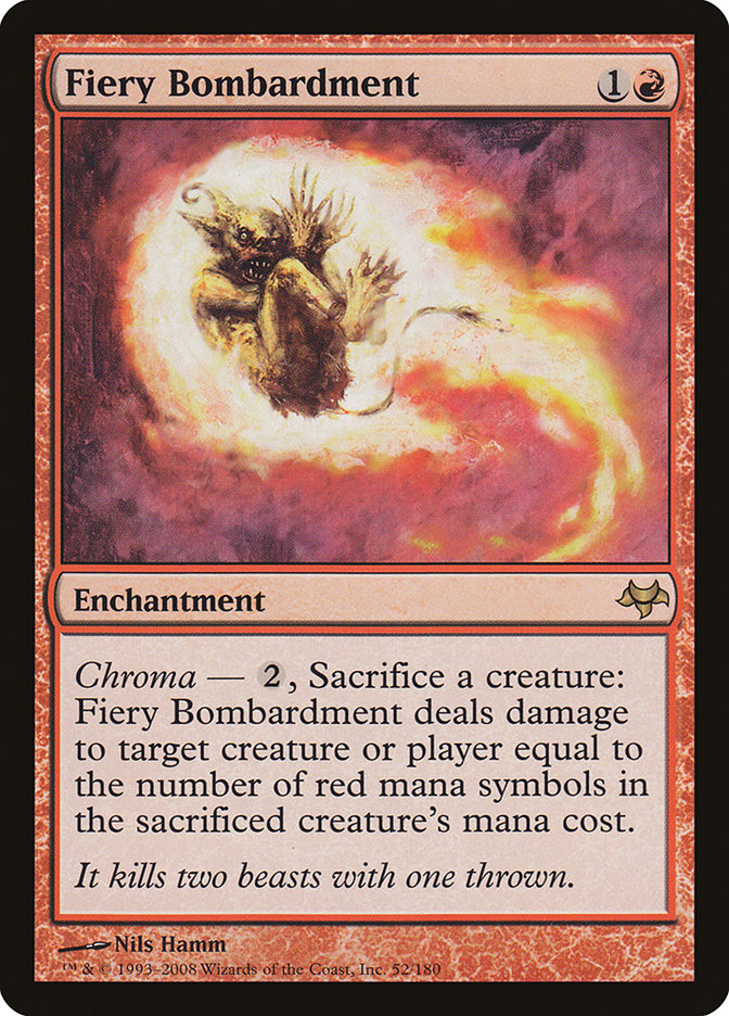 Fiery Bombardment [Eventide] | Webway Games