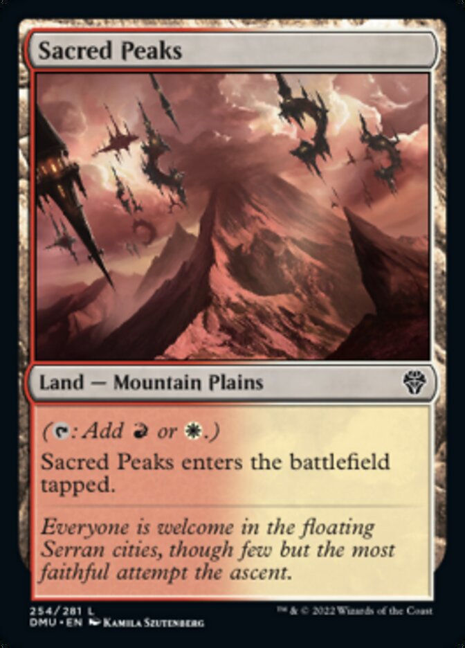 Sacred Peaks [Dominaria United] | Webway Games