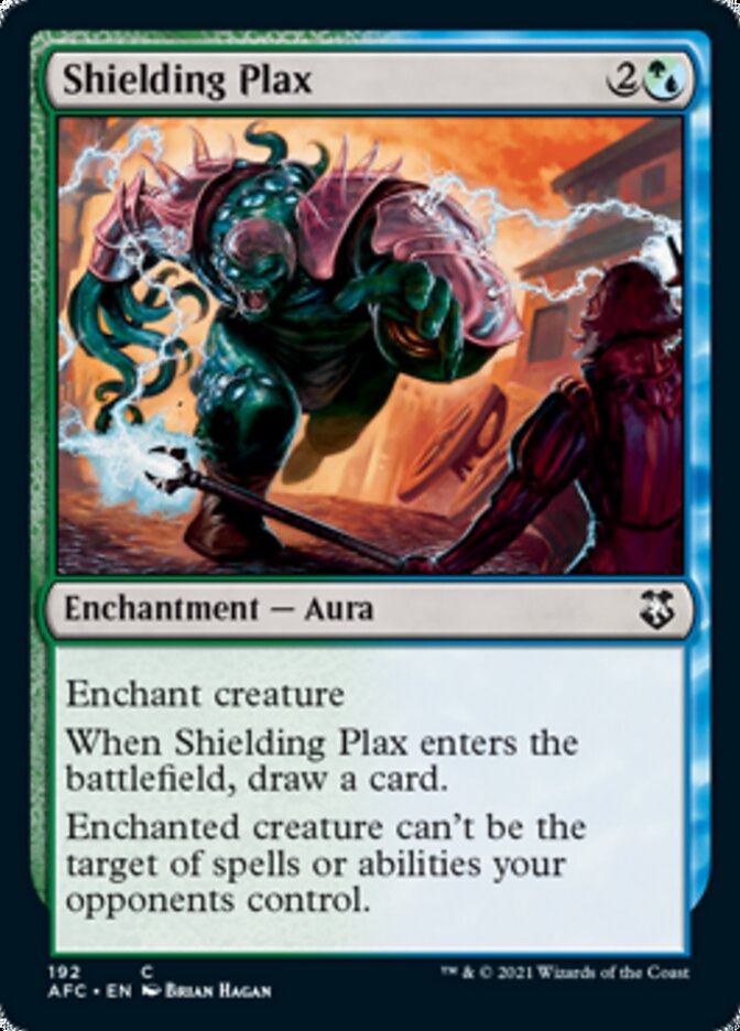 Shielding Plax [Dungeons & Dragons: Adventures in the Forgotten Realms Commander] | Webway Games