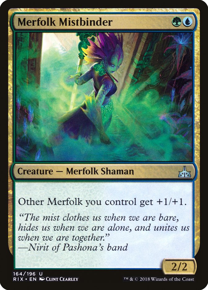 Merfolk Mistbinder [Rivals of Ixalan] | Webway Games