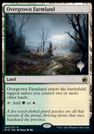 Overgrown Farmland (Promo Pack) [Innistrad: Midnight Hunt Promos] | Webway Games