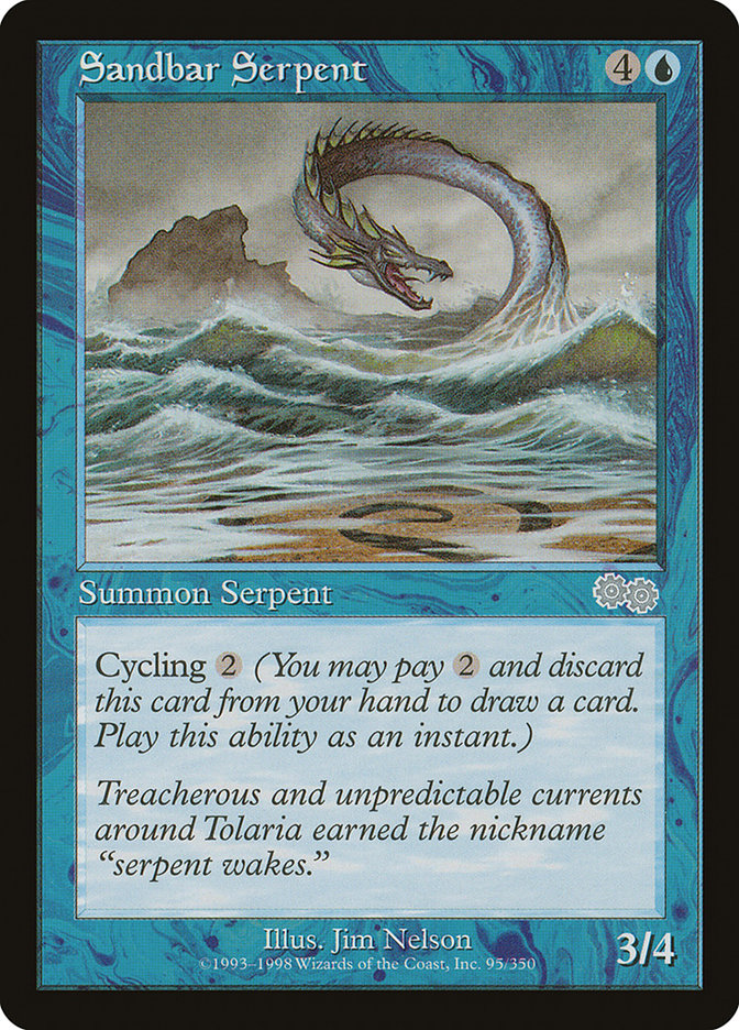 Sandbar Serpent [Urza's Saga] | Webway Games