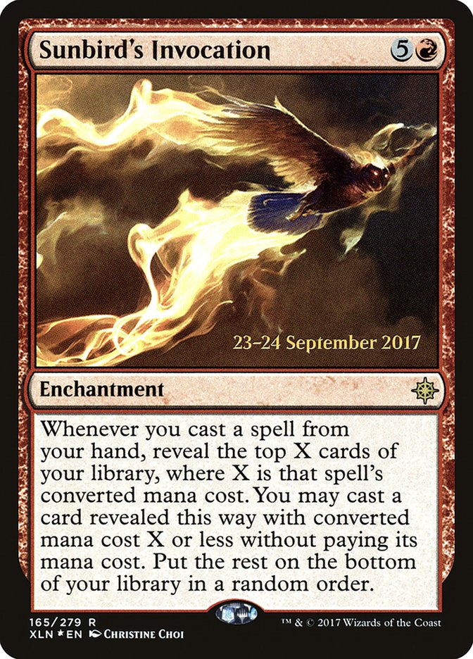 Sunbird's Invocation  (Prerelease) [Ixalan Prerelease Promos] | Webway Games