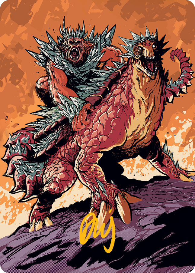 Kogla and Yidaro Art Card (Gold-Stamped Signature) [March of the Machine Art Series] | Webway Games