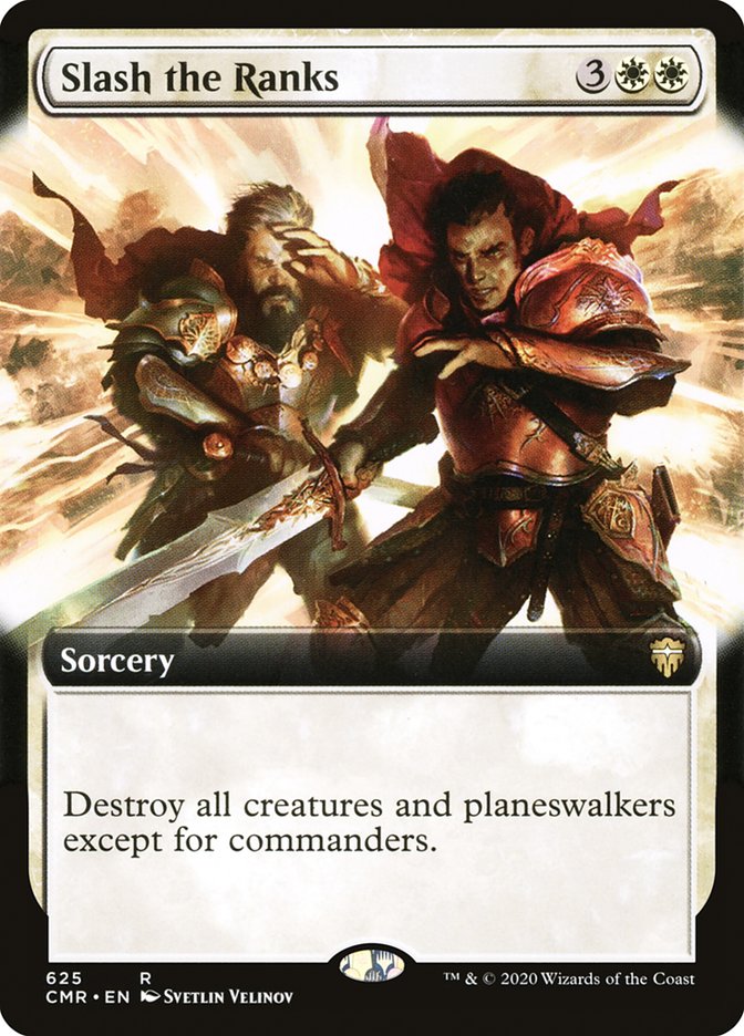 Slash the Ranks (Extended Art) [Commander Legends] | Webway Games