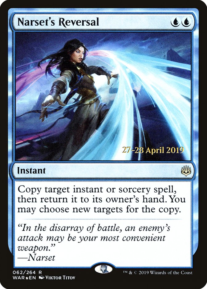 Narset's Reversal  [War of the Spark Prerelease Promos] | Webway Games