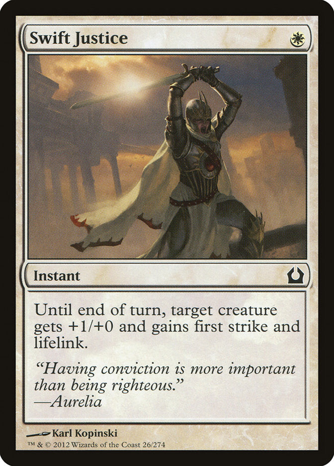 Swift Justice [Return to Ravnica] | Webway Games