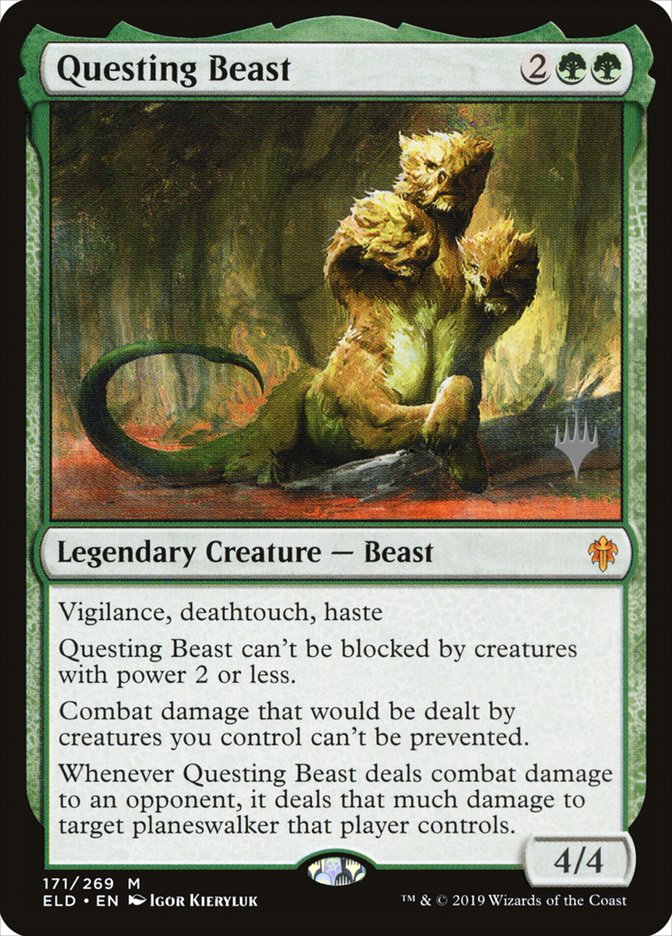 Questing Beast (Promo Pack) [Throne of Eldraine Promos] | Webway Games