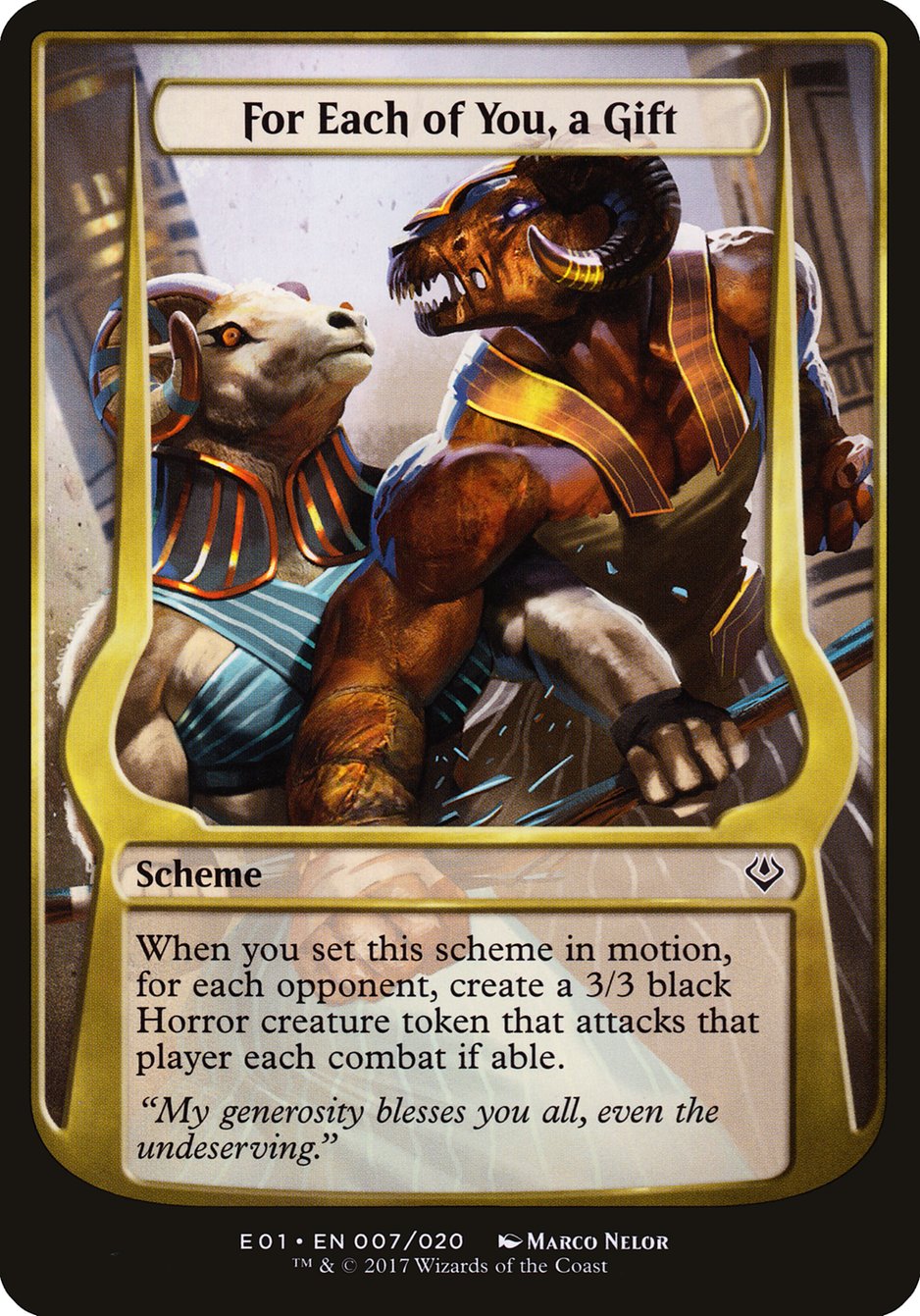 For Each of You, a Gift [Archenemy: Nicol Bolas Schemes] | Webway Games