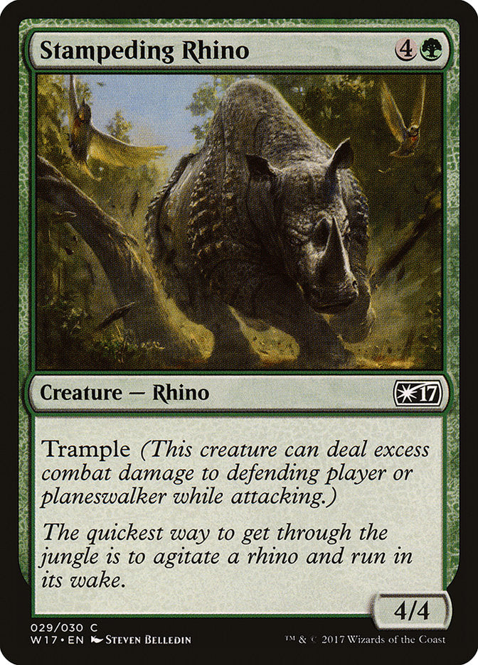 Stampeding Rhino [Welcome Deck 2017] | Webway Games