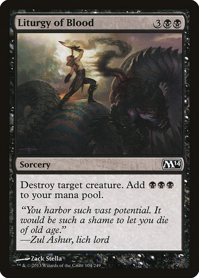 Liturgy of Blood [Magic 2014] | Webway Games
