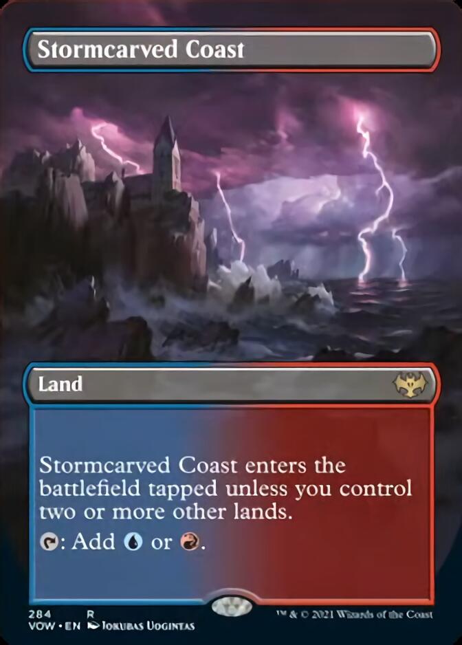 Stormcarved Coast (Borderless) [Innistrad: Crimson Vow] | Webway Games