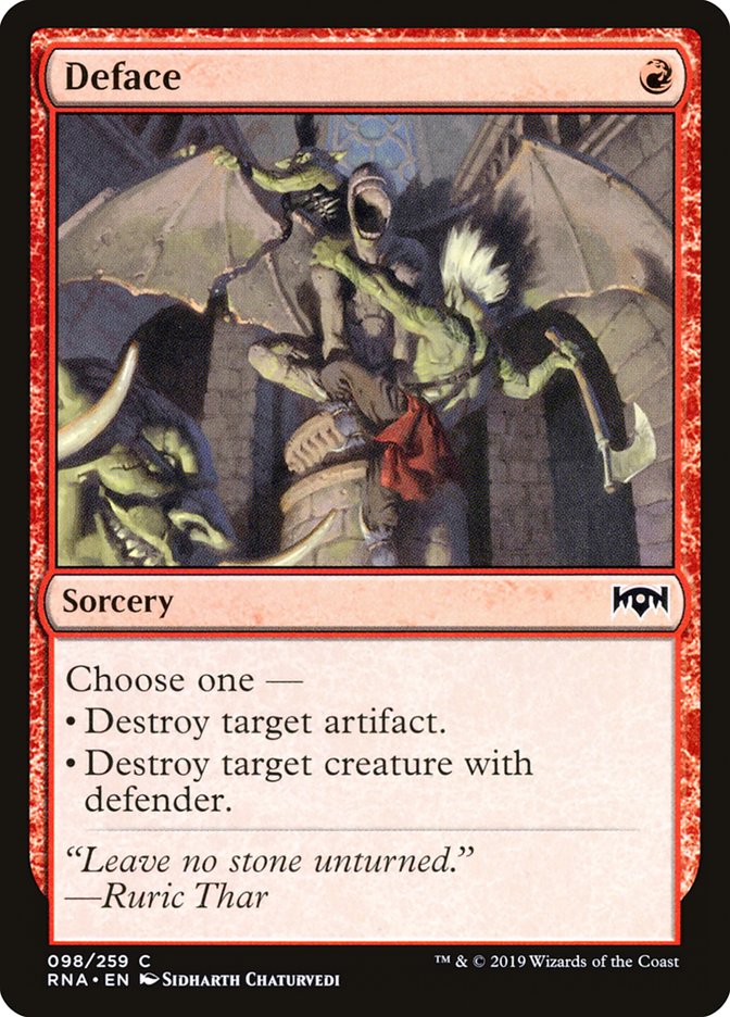 Deface [Ravnica Allegiance] | Webway Games
