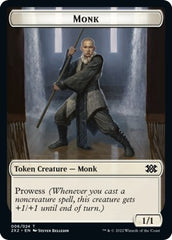 Wrenn and Six Emblem // Monk Double-sided Token [Double Masters 2022 Tokens] | Webway Games