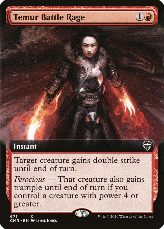 Temur Battle Rage (Extended Art) [Commander Legends] | Webway Games