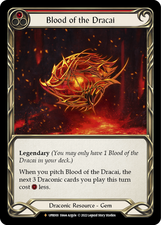 Blood of the Dracai [UPR000] (Uprising)  Cold Foil | Webway Games