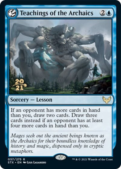 Teachings of the Archaics [Strixhaven: School of Mages Prerelease Promos] | Webway Games