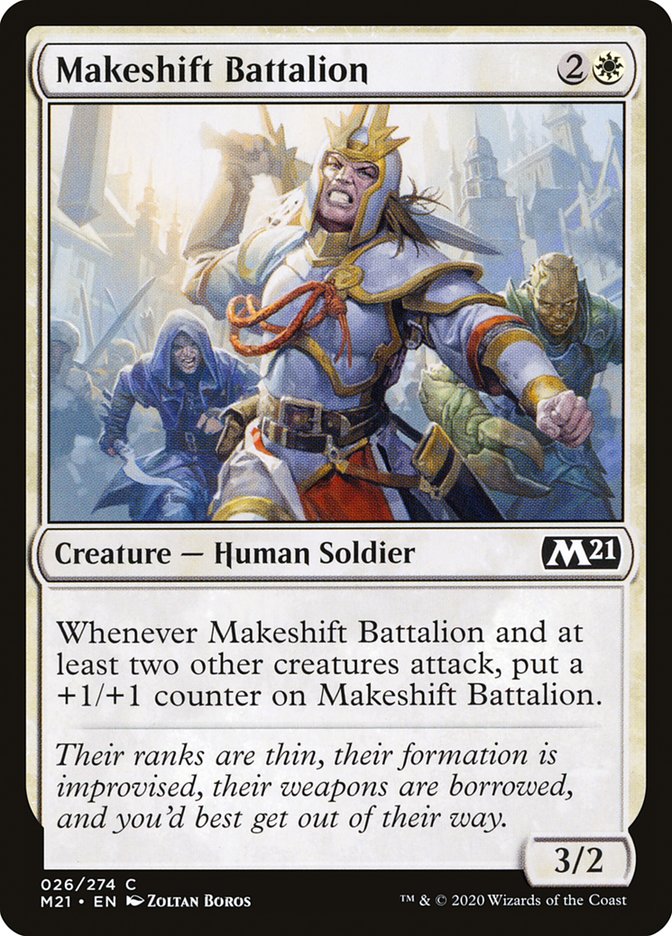 Makeshift Battalion [Core Set 2021] | Webway Games