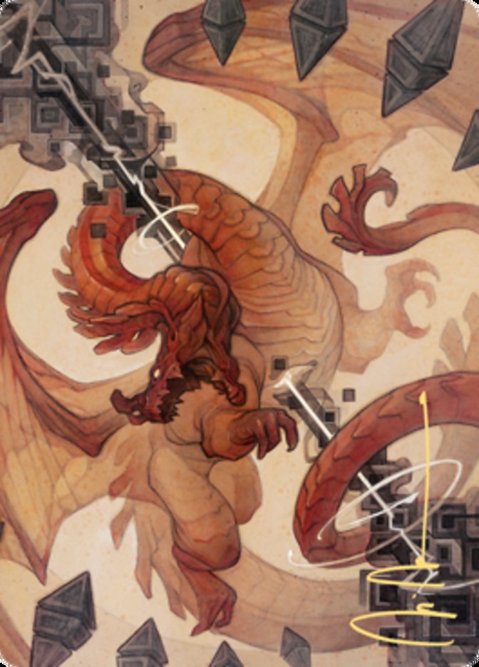Soul Shatter Art Card (Gold-Stamped Signature) [Zendikar Rising Art Series] | Webway Games